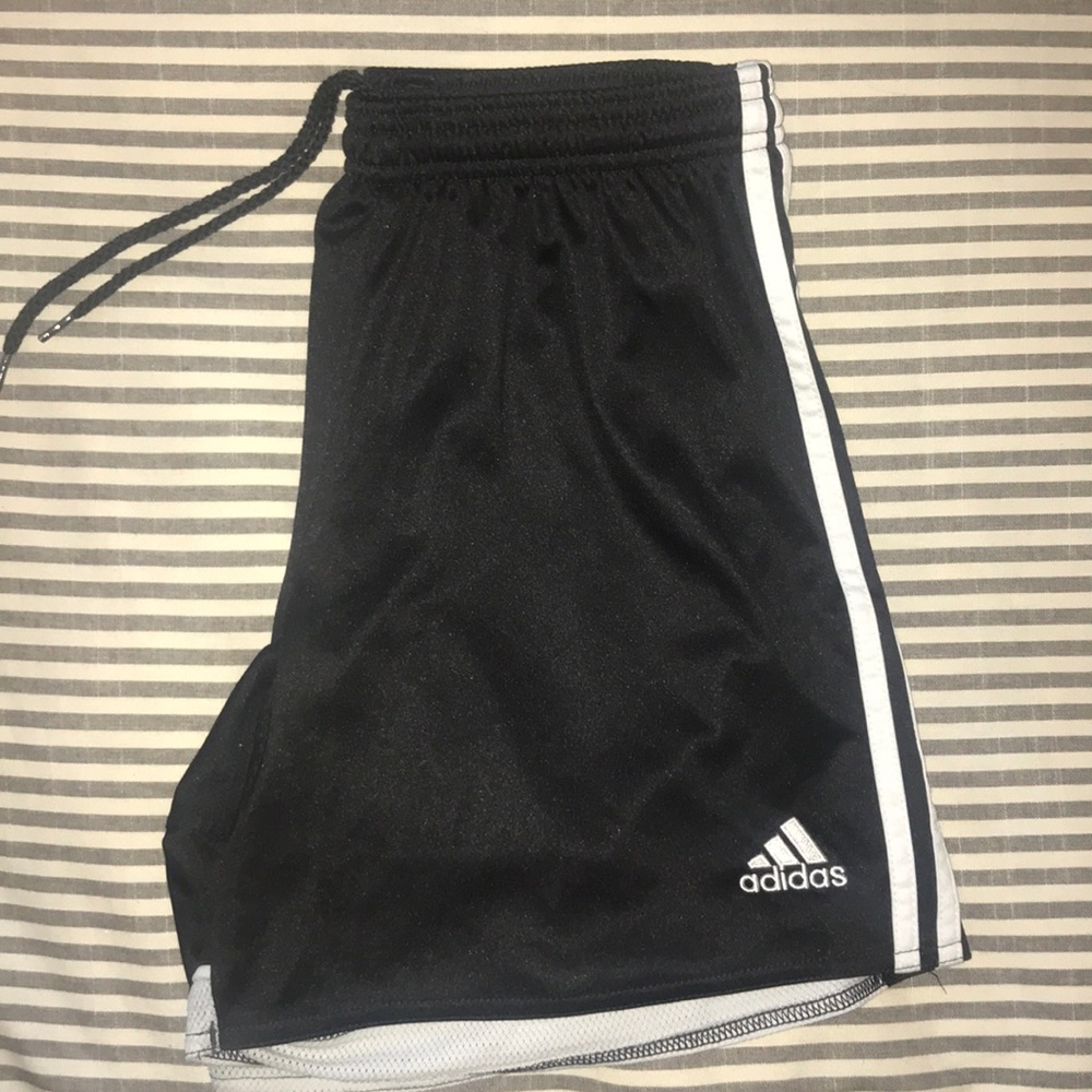 Black adidas shorts